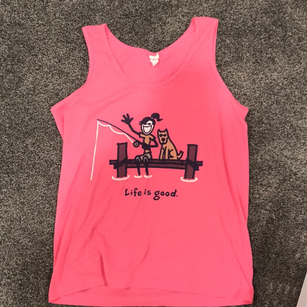 Girls life is good tank xxl